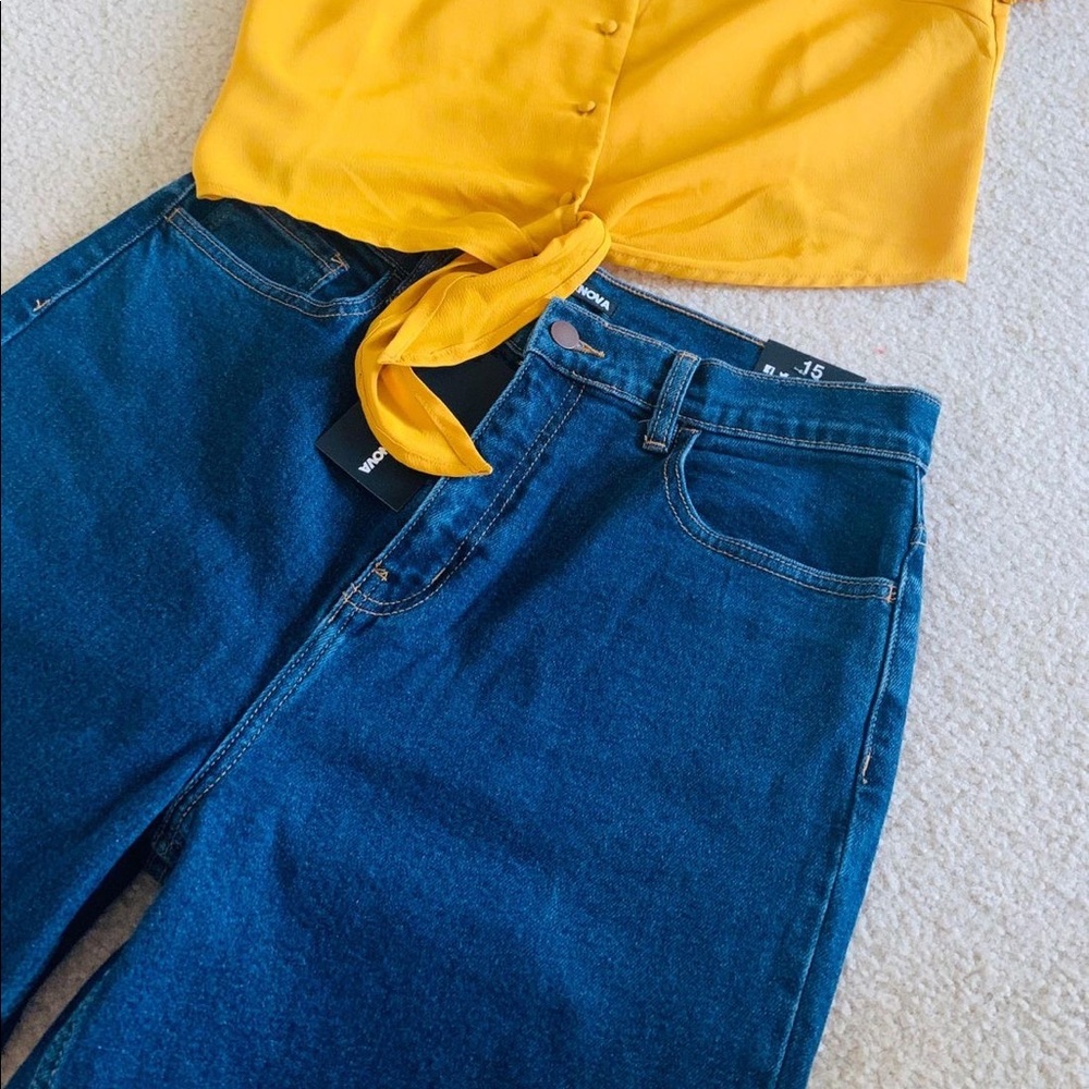 Fashion Nova High Waisted Mom Jeans